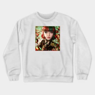 Green Red Crewneck Sweatshirt